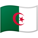 Algeria flag on Google/Android devices