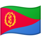 Eritrea flag on Google/Android devices