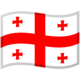 Georgia flag on Google/Android devices