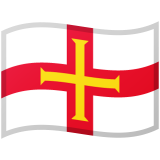 Guernsey flag on Google/Android devices