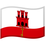 Gibraltar flag on Google/Android devices