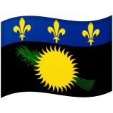 Guadeloupe flag on Google/Android devices