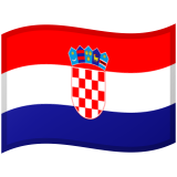 Croatia flag on Google/Android devices