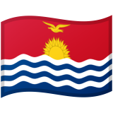 Kiribati flag on Google/Android devices