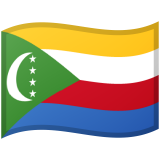 Comoros flag on Google/Android devices