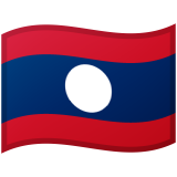 Laos flag on Google/Android devices