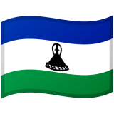 Lesotho flag on Google/Android devices