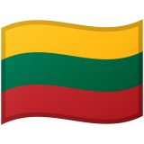 Lithuania flag on Google/Android devices