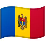 Moldova flag on Google/Android devices