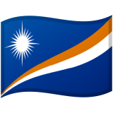 Marshall Islands flag on Google/Android devices