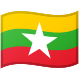 Myanmar flag on Google/Android devices