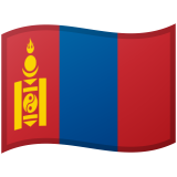 Mongolia flag on Google/Android devices