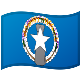 Northern Mariana Islands flag on Google/Android devices