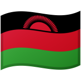 Malawi flag on Google/Android devices