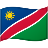 Namibia flag on Google/Android devices