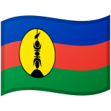 New Caledonia flag on Google/Android devices