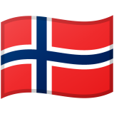 Norway flag on Google/Android devices