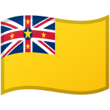 Niue flag on Google/Android devices