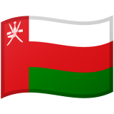 Oman flag on Google/Android devices