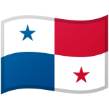 Panama flag on Google/Android devices