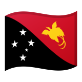 Papua New Guinea flag on Google/Android devices