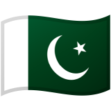 Pakistan flag on Google/Android devices