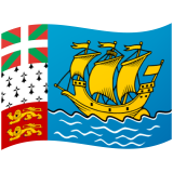 Saint Pierre and Miquelon flag on Google/Android devices