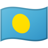 Palau flag on Google/Android devices