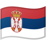 Serbia flag on Google/Android devices