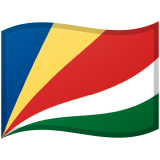 Seychelles flag on Google/Android devices