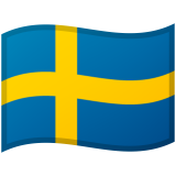 Sweden flag on Google/Android devices