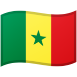 Senegal flag on Google/Android devices