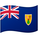 Turks and Caicos Islands flag on Google/Android devices