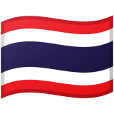 Thailand flag on Google/Android devices