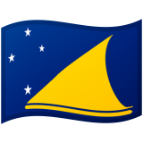 Tokelau flag on Google/Android devices