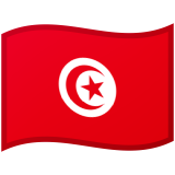 Tunisia flag on Google/Android devices