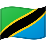 Tanzania flag on Google/Android devices