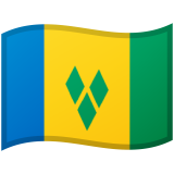 Saint Vincent and the Grenadines flag on Google/Android devices