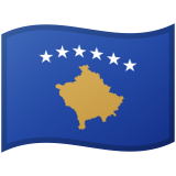 Kosovo flag on Google/Android devices