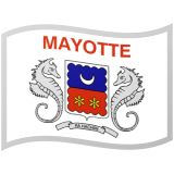 Mayotte flag on Google/Android devices