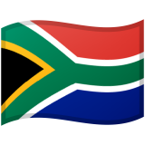 South Africa flag on Google/Android devices