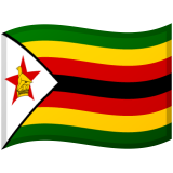 Zimbabwe flag on Google/Android devices