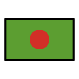 Bangladesh flag in OpenMoji style