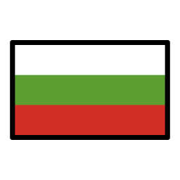 Bulgaria flag in OpenMoji style