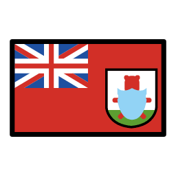 Bermuda flag in OpenMoji style