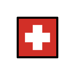 Switzerland flag in OpenMoji style