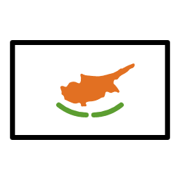 Cyprus flag in OpenMoji style