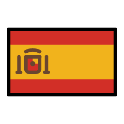 Spain flag in OpenMoji style