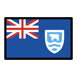 Falkland Islands flag in OpenMoji style