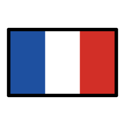 France flag in OpenMoji style